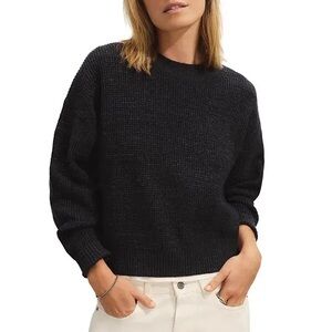 Buck Mason Seafarer Crewneck Sweater in Marled Dark Navy 💙